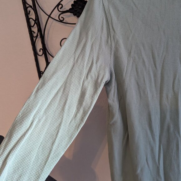 Pact Women's Soft Blue Henley Shirt | Size Medium - Picture 5 of 5